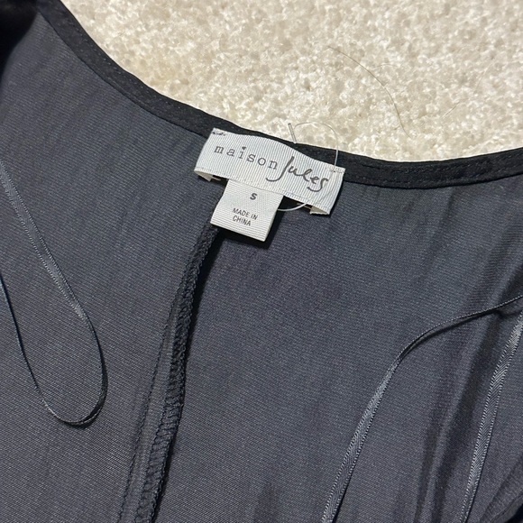 Black Silky Blouse Never Worn - Picture 4 of 5